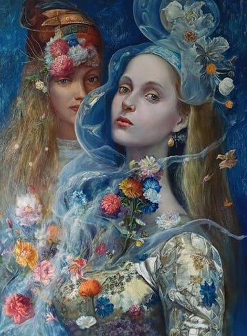 Michail Stavrianidis - Hochzeit Traum, Antiek en Kunst