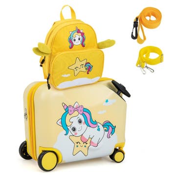 2dekans | Coast Kinderkoffer en Rugzak Set - Ride-on Koffer, Ophalen of Verzenden, Zo goed als nieuw