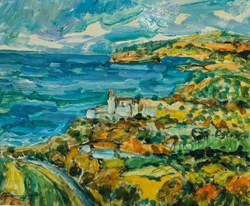 Lluís Domingo Abelló (1917-1993) - Bahía de luz - No reserve, Antiek en Kunst, Kunst | Schilderijen | Modern