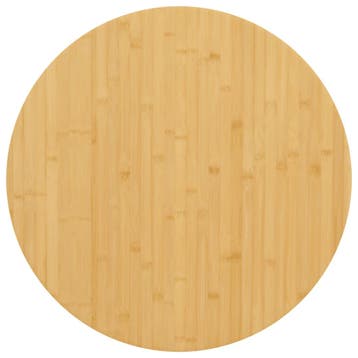 vidaXL Tafelblad Ø 60x4 cm bamboe, Huis en Inrichting, Tafels | Eettafels, Verzenden, Nieuw