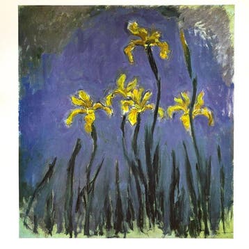 Claude Monet - Les Iris Jaunes, Antiek en Kunst