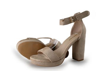 Ann Rocks Sleehakken in maat 39 Beige, Ann Rocks, Verzenden, Beige, Zo goed als nieuw