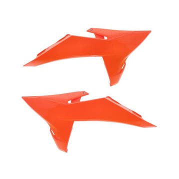 Cycra 25+ KTM SX/SXF/XC/XCF OEM Radiator Shrouds - Orange, Ophalen of Verzenden