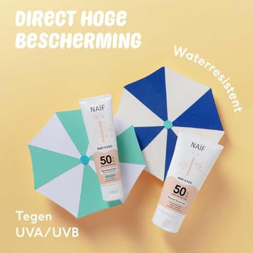 Baby & Kids Sun Cream SPF50 - 100ml, Ophalen of Verzenden, Nieuw, Overige typen