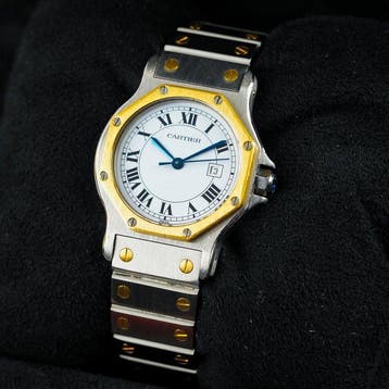 Cartier - Santos Octagon Two Tone 18k Gold - 2966 - Heren -, Nieuw