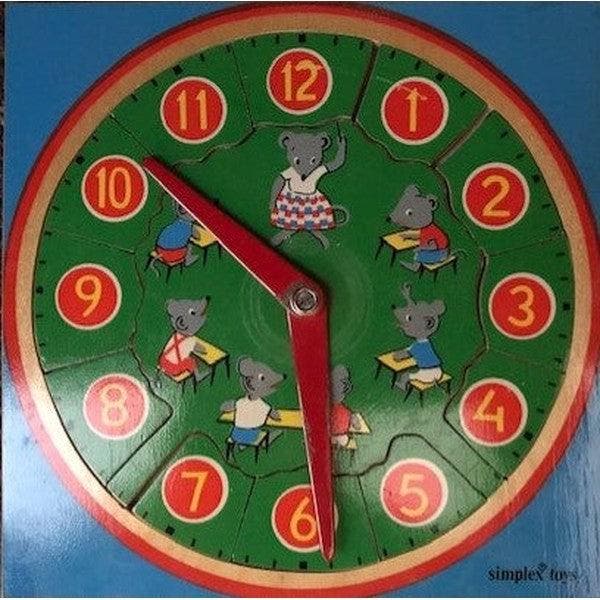Puzzel Klok met muisjes (zie omschrijving), Boeken, Schoolboeken, Nieuw, Verzenden