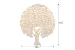 Design Wanddeko TREE OF LIFE XXL 170cm goud Metall, Ophalen of Verzenden, Nieuw
