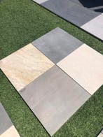 tuintegel terrastegels 60x60x3 keramische tuintegels actie, Nieuw, Keramiek, 10 m² of meer, Terrastegels