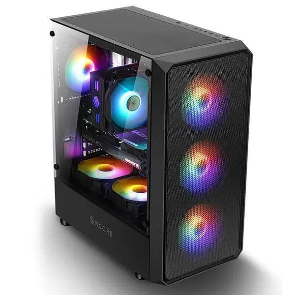 PC gamer case - G30 BLACK TRUE FORCE - Tempered glass, Computers en Software, Computerbehuizingen, Nieuw, Verzenden