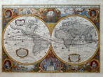Wereld - Hemisferen, Continenten, Elementen; Aarde, Vuur,, Nieuw