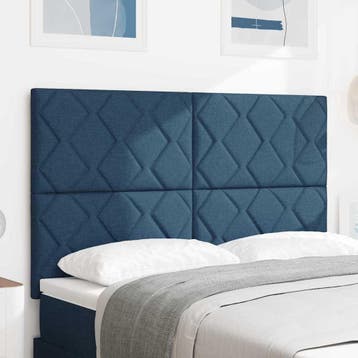 vidaXL Hoofdbord Blauw 160 cm Stof, Huis en Inrichting, Slaapkamer | Bedden, Verzenden, Nieuw, Blauw, Stof
