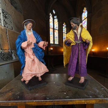 sculptuur, Pastori San Giuseppe e Santa Maria - Presepe
