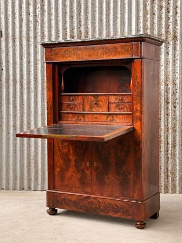 klep secretaire, commode, penant kastje, bureau, linnenkast