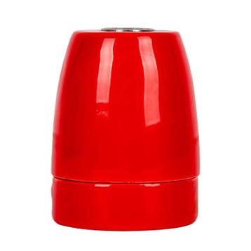 Fitting Keramiek Rood E27, Ophalen of Verzenden, Nieuw