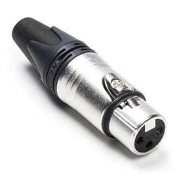 XLR connector | V | Neutrik | 3-pin (Metaal, Trekontlasting), Verzenden, Nieuw