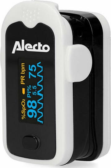 Saturatiemeter - Hartslagmeter - Zuurstofmeter Vinger - Zwar, Diversen, Verpleegmiddelen, Verzenden, Zo goed als nieuw
