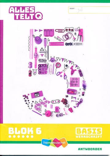 Alles Telt Q Antwoorden Werkschrift Basis blok 6 groep 5, Verzenden, Nieuw