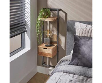 Nachtkastje air solid acacia Small - naturel, Ophalen of Verzenden, Nieuw