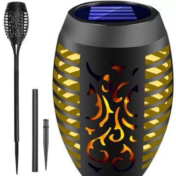 Gardlov Solar Tuinfakkel - LED Tuinlamp met Natuurlijke V..., Ophalen of Verzenden, Nieuw