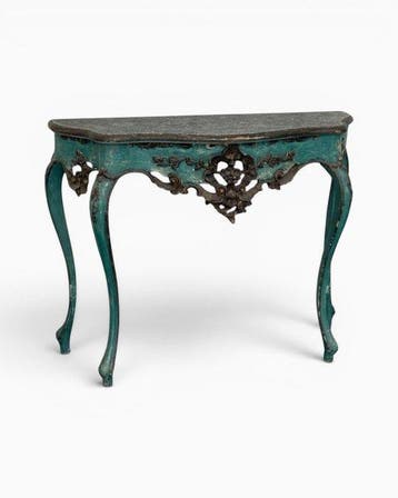 Wandtafel - Venetiaanse Rococo-stijl geschilderde en