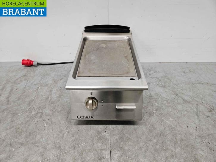 RVS Giorik Grillplaat Bakplaat 40 cm 400V Horeca, Zakelijke goederen, Horeca | Keukenapparatuur, Gebruikt, Ophalen of Verzenden