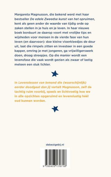 Levenslessen van iemand die (waarschijnlijk) eerder doodgaat, Verzenden, Zo goed als nieuw, Margareta Magnusson