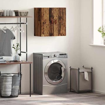 vidaXL Wandkast 60 x 31 x 60 cm Bewerkt hout Oud hout, Huis en Inrichting, Kasten | Overige, Verzenden, Nieuw