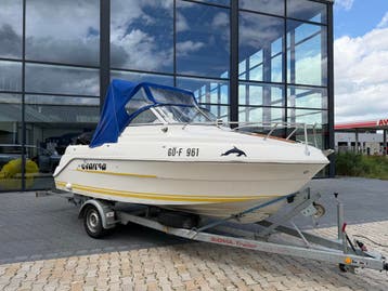 Quicksilver 520 Flamingo met Mercury 70 pk en trailer, Watersport en Boten, Vis- en Consoleboten, Gebruikt, Quicksilver, Ophalen