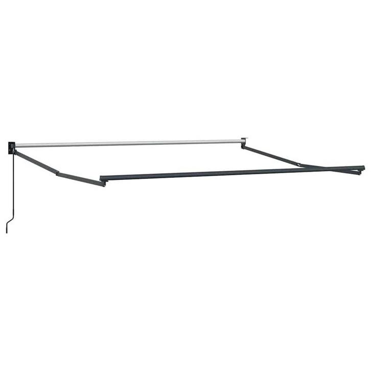 Luifel antraciet metaal | retourdeal 47% korting, Tuin en Terras, Zonneschermen, 250 cm tot 450 cm, Elektrisch, Nieuw, Overige typen