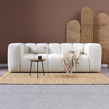 *WOONWINKEL* Design Bank Creme 3-zits, Huis en Inrichting, Verzenden, Nieuw