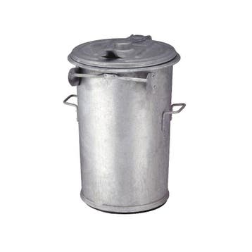 Staalverzinkte afvalbak 110 ltr - verzinkt, Verzenden, Nieuw