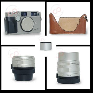 Contax G2 set - CZ 90mm 2.8 - CZ 28mm 2.8 nr. 3500, Ophalen of Verzenden, Zo goed als nieuw, Overige Merken