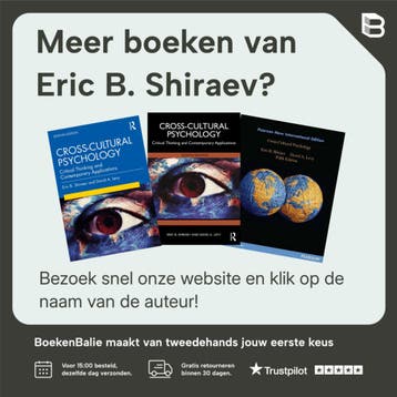 Cross-cultural Psychology - Eric B. Shiraev 9781138668386, Verzenden, Gelezen, Eric B. Shiraev