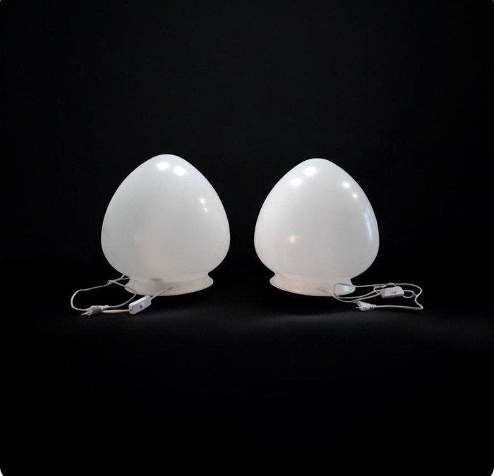 Tafellamp (2) - Plastic, Antiek en Kunst, Antiek | Lampen
