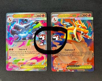 Pokémon - 2 Card - Charizards PPS 9 Prize pack stamped Full, Nieuw
