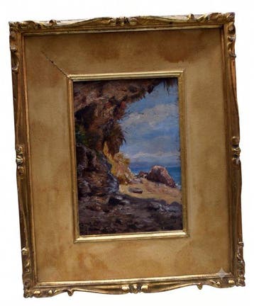 Gaetano Vitale (1923) - Paesaggio marino, Antiek en Kunst