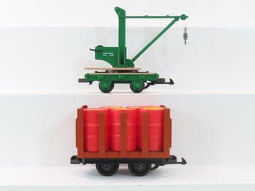 LGB G - 46170/4045 - Modeltrein goederenwagon (2) - 1x, Nieuw