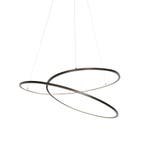 Design hanglamp brons 72 cm incl. LED 3-staps dimbaar -, Verzenden, Nieuw, Design