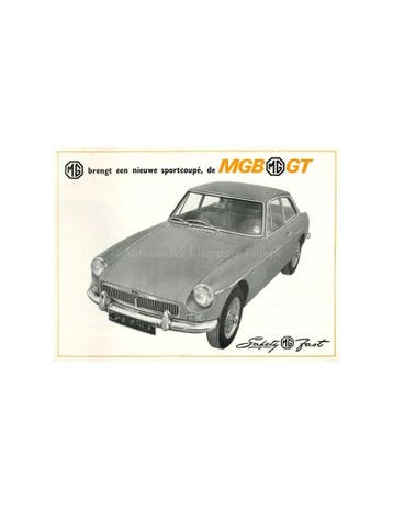 1976 MG MGB GT BROCHURE NEDERLANDS, Boeken, Nieuw, Author