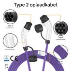 Bar2Charge ST-250 Laadkabel Type 2 Paars – 3,7 kW (1-fase,, Verzenden, Nieuw