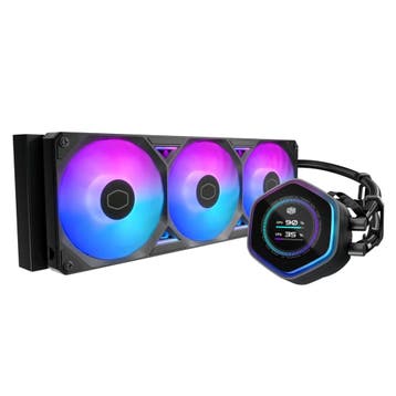 Cooler Master MasterLiquid Atmos II LCD 360 Zwart Waterkoele, Verzenden, Nieuw