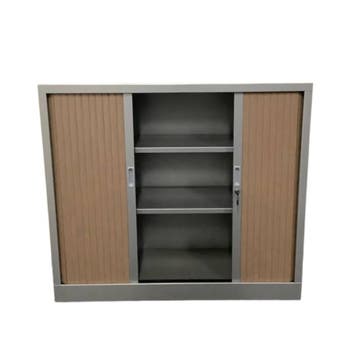 Roldeurkast / archiefkast vv 2 legborden en sleutel (hxbxd), Ophalen of Verzenden, Nieuw in verpakking, Bureau