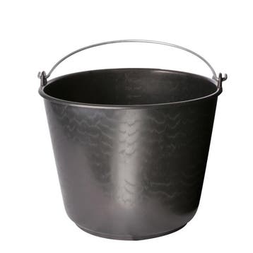 12 liter bouwemmer zwart, Tuin en Terras, Nieuw