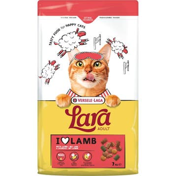Versele-Laga Lara Adult met lam kattenvoer 2 x 7 kg, Verzenden, Kat
