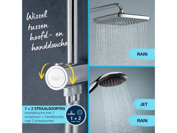 GROHE Vitalio Start 250 - Douchesysteem - Hoofddouche 25 cm, Verzenden, Zo goed als nieuw