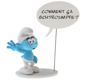 De Smurfen Beeld Smurf met Tekstballon 15 cm, Ophalen of Verzenden, Nieuw