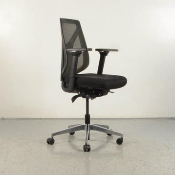 Bureaustoel Frontseat - Zwart / Groen mesh - 4D armleggers, Ophalen of Verzenden, Nieuw in verpakking