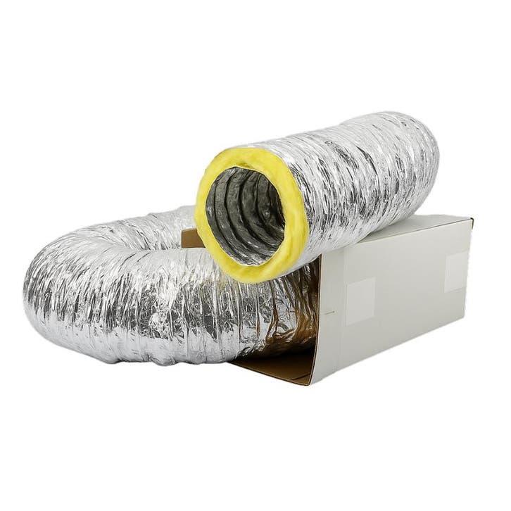 Geïsoleerde flexibele ventilatieslang, Doe-het-zelf en Verbouw, Ventilatie en Afzuiging, Nieuw, Verzenden