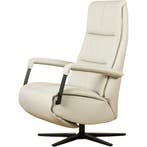 Leren relaxfauteuil met hartbalans Core - Toledo Nebbia, Huis en Inrichting, Fauteuils, Bohemian, Industrieel, Modern, Scandinavisch