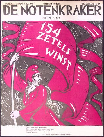 Spotprent over verkiezingen (lijst optie, Lithos), Verzenden